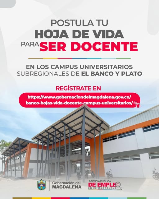 El Banco y Plato: Universidades impulsan creación de empleos