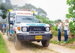 Hasta Santa Clara en Fundación llegó ambulancia entregada por la ART